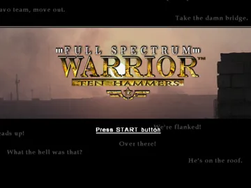 Full Spectrum Warrior - Ten Hammers screen shot title